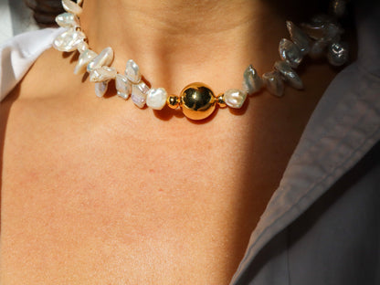 Elena’s Pearls Choker
